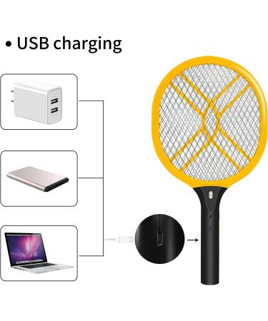 Faicuk Rechargeable Handheld Bug Zapper Racket - Fly Swatter Fly Zapper (1 Pack) - Buy Online on GoSupps.com