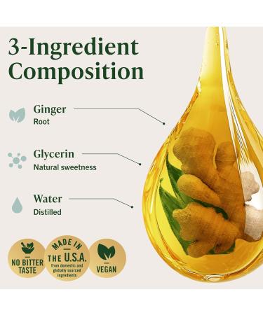 HERBAMAMA Ginger Drops - Vegan Digestive Support & Overall Well-Being with Ginger Root Extract Tincture - Non-GMO, Alcohol & Sugar-Free Liquid Antioxidant Supplement, 56-Day Supply 4 Fl Oz (Pack of 1) - Buy Online on GoSupps.com