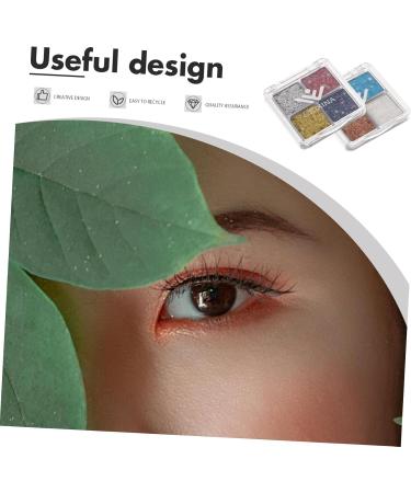 NULYLU 2pcs Glitter Eye Makeup Eyeshadow for Women Eyeshadows Sparkly Eyeshadow Eye Shadow for Women - Buy Online on GoSupps.com