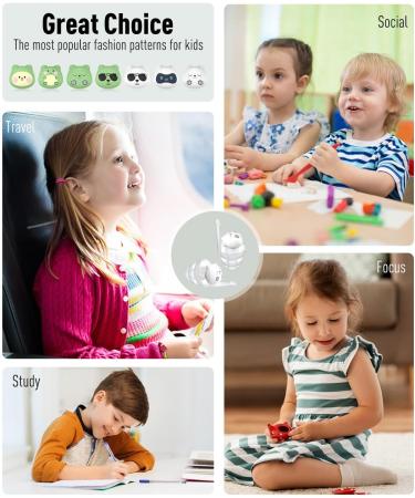 Kids Ear Plugs for Ear Pressure Relief - Soft Reusable Noise Reduction for Flying - 2 Pairs Essential Kids Travel Gear | Jolly Jots - Buy Online on GoSupps.com