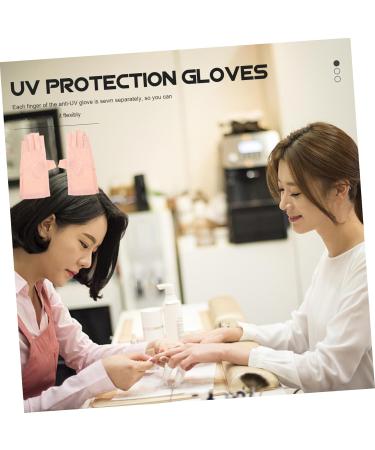 FRCOLOR 4 Pairs Sun Protection Half Finger Gloves Nylon Manicure Protection Miss - Buy Online on GoSupps.com