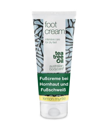 Foot cream with 10% urea 100ml by Australian bodycare - tea tree oil + lemon myrtle - for women & men in cornea foot sweat - urea corneal cream foot balm with shot tea tree + lemon myrtle 100 ml (1 Pack)
