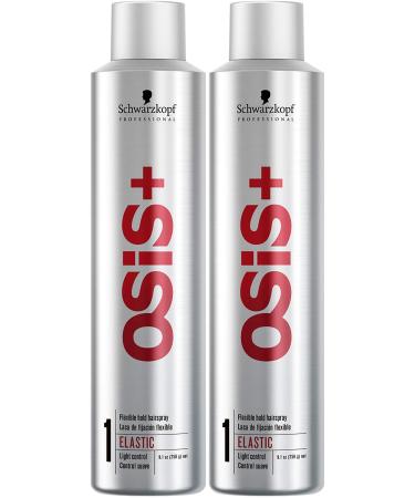 OSiS+ ELASTIC FINISH Flexible Hold Light Control Hairspray, 9.1-Ounce (2-Pack) 9.1 Ounce (Pack of 2)