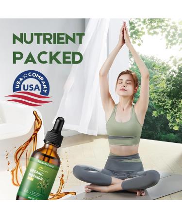 MaxuraFit Moringa Leaf Drops with Vitamin C Moringa Oleifera Extract Liquid Drops for Immunity Support Antioxidant Overall Health & Energy Vegan Herbal Supplement 2 fl oz - Buy Online on GoSupps.com