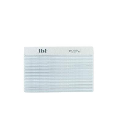 IBI 80 Premium Jumbo Zebra Cushion File | Grit 80/80 | Washable & Disinfectable Nail File for Professionals (25PCS)