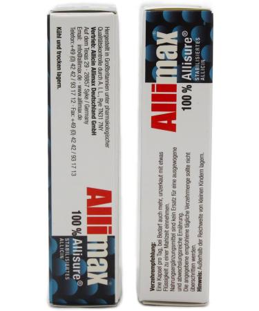 Allimax30 Capsules - Original 100% Stabilized Allicin - Odorless Garlic Capsules for Natural Protection | Allicin Allimax Deutschland GmbH - Buy Online on GoSupps.com