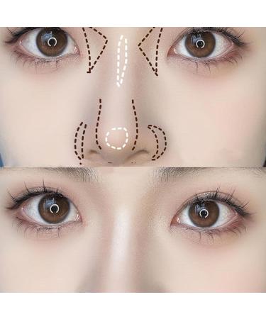 Blending Brush Half-Fan Shape Concealer Brush Under Eye - Powder Brush Side Shadow Smudge Evenly Bevel for All Skin Types Most - Buy Online on GoSupps.com