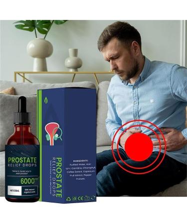 Prostate Treatment Drops Prostate Relief Drops Prostate Health Drops Natural Herbal Drops for Male Prostate Effective Relief of Prostate Discomfort (3 Bottles) - Buy Online on GoSupps.com