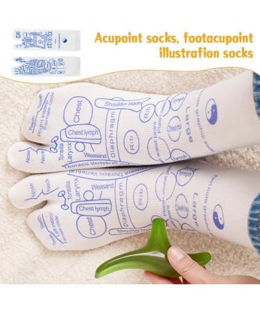 MineUp Reflexology Socks - Acupressure Foot Massage Socks for Improved Foot Health (40-44) - 2 Pairs - Buy Online on GoSupps.com