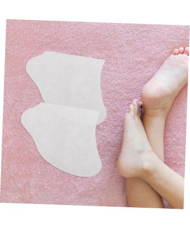 IWOWHERO 50 Pairs Foot Mask Foot Lotion Foot Caring Socks Clear Feet Cover Foot Moisturizing Supplies Pedicure Socks Moisturize Use Cover for Foot Lotion Socks Non-woven Fabric White - Buy Online on GoSupps.com