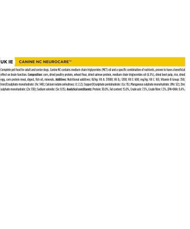 Purina Ppvd Canine Neurocare Dog Food Bag 3 kg - Buy Online on GoSupps.com