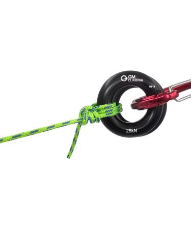 GM CLIMBING Rappel Ring 25kN for Rock Climbing Arborist Rescue Slackline Hammock Pack 2. Small-Red Pack of 4 - Buy Online on GoSupps.com