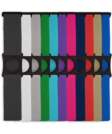 Diasticker | Freestyle Libre 3 Fixing Band - Waterproof Flexible Protector | Strong Sensor Fixation | Black & Purple (S: 18-25 cm) - Buy Online on GoSupps.com