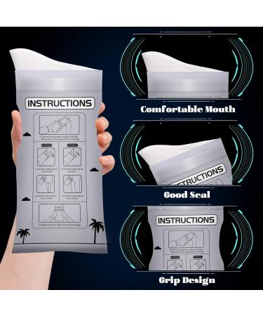 BACUTHY 20 Pack Portable Urinal Pee Bags Updated Version Disposable Male/Female Urine Bag for Travel Camping Road Trip Men/Women/Kids Compatible - Buy Online on GoSupps.com