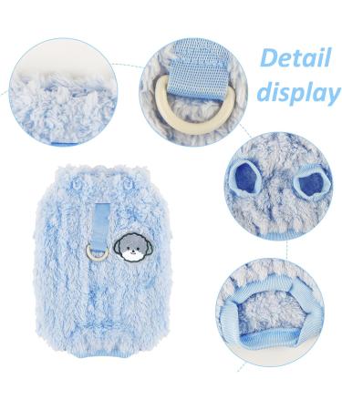 Cozy Blue Winter Dog Sweater for Small & Medium Dogs | Stylish Cat Sweater | Warm Dog Clothing - Buy Online on GoSupps.com
