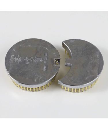 Wazakura Sun & Moon Ikebana Kenzan: Japanese Flower Holder - Made in Japan, Brass - 3-3/4x2-1/4 (93x59mm) - Buy Online on GoSupps.com