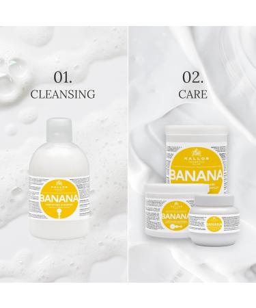 Kallos Fortifying Hair Mask Banana 1 L - Buy Online on GoSupps.com