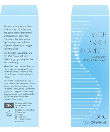 DHC Face Wash Powder 3 pack (50g x 3) - Buy Online on GoSupps.com