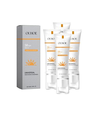 Emollient Moisturizing Cream Face Body Skin Protect Hydrating Moisturizer Light and Refreshing Non-Sticky Texture 4pc