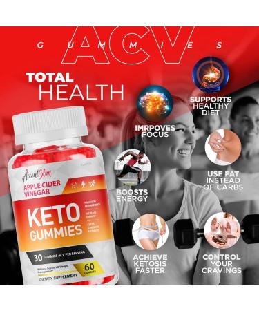 Accent Slim Keto ACV Gummies - Apple Cider Vinegar Wellness Support for 30 Days - Buy Online on GoSupps.com
