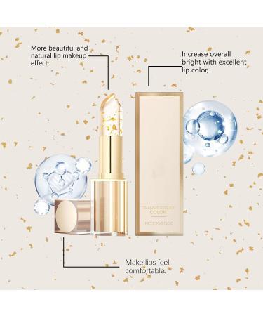 homomdy Color Changing Lipstick Color Changing Lipstick Deep Moisturizing Shiny Clear Lip Gloss Nourishing Lipstickk Long Lasting Care for Women 2pcs - Buy Online on GoSupps.com