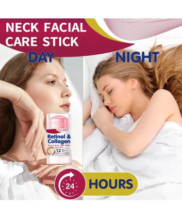 Retinol Face Stick Retinol & Collagen Firming Serum Stick with Hyaluronic Acid Neck Facial Care Day & Night Lifting & Firming Anti Wrinkle Moisturizer Balm Cream for All Skin Types 1.41OZ - Buy Online on GoSupps.com