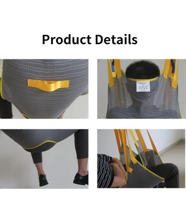 Transfer Nursing Sling One Piece Lift Sling Universal Full Body Mesh Lift Sling Full Body Lift Toileting Sling Lifting Aid Straps for Transfer Medium - Buy Online on GoSupps.com
