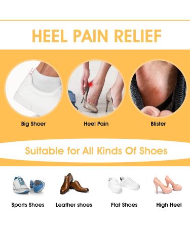 Buy Sibba 6Pcs Heel Grips Inserts - Anti Blister Cushions for Loose Shoes & Boots | Reusable Heel Protectors for Men & Women | Improve Shoe Fit & Comfort - Buy Online on GoSupps.com