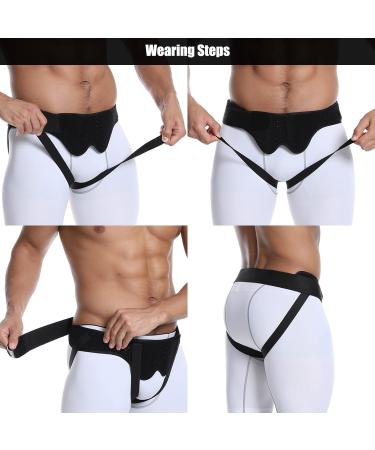 ZWEBY Inguinal Truss - Stretch Ventral Hernia Belt with Removable Compression Pads | Soft Elastic Belly Band for Pre/Post-Surgical Support (XL) - Buy Online on GoSupps.com