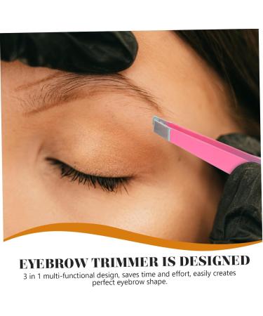 Frcolor Stainless Steel Eyebrow Tweezers Set - Beauty Accessories for Women | Eyebrow Cutter & Comb Eyelash Applicator - International Shipping - Buy Online on GoSupps.com