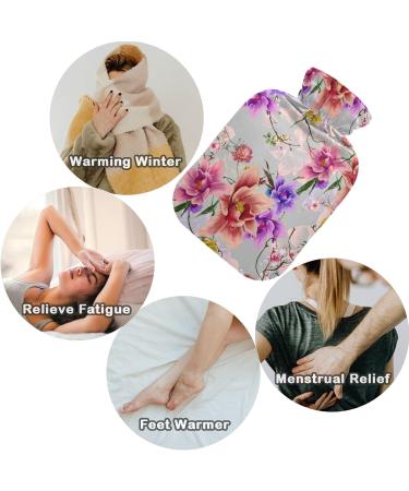 Naanle Vintage Summer Flowers Hot Water Bottle - 2L | Heat Therapy & Back Pain Relief | Ideal for Hand & Foot Warmer | International Shipping Available - Buy Online on GoSupps.com