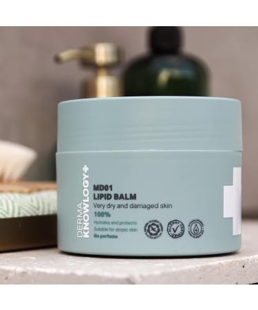 Dermaknowlogy MD01 Cream - Psoriasis Eczema & Neurodermatitis Relief | 175ml - Moisturizing Fragrance-Free Allergy Certified for Very Dry Skin - Buy Online on GoSupps.com