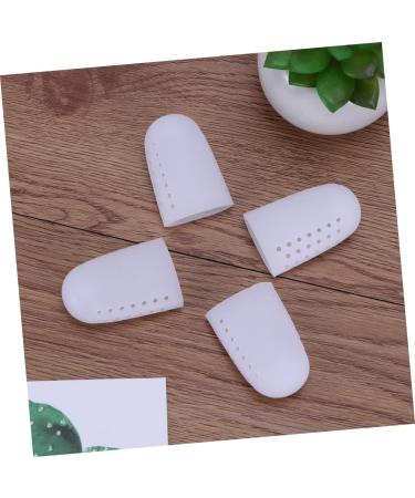 Healeved 2 Pair Big Toe Cushion Tubes - Silicone Toe Sleeves for Hammer Toes - Thumb & Finger Protectors - Size 2 White - Buy Online on GoSupps.com