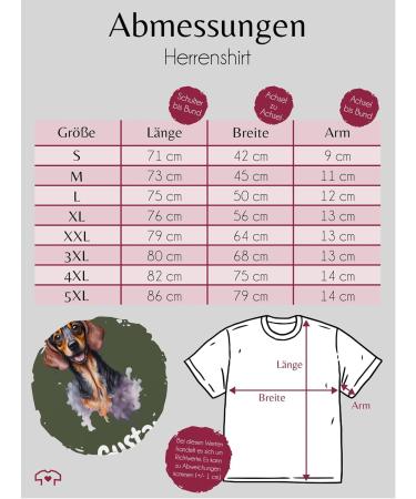 Personalized Dachshund T-Shirt for Men - Custom Name Gift by Shirtracer - Perfect for Dog Owners - Army Green L - Buy Online on GoSupps.com