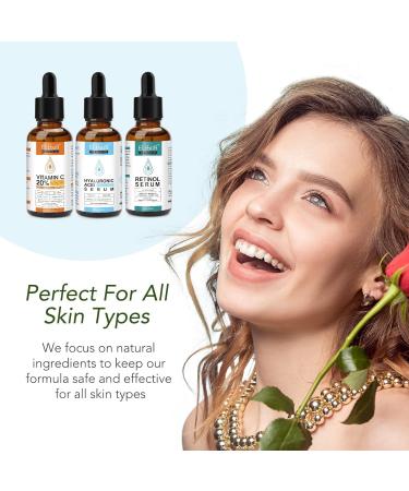 Age Defying Facial Serum - Vitamin C, Retinol & Hyaluronic Acid Serum Set for Wrinkles, Fine Lines, Skin Firmness & Moisture Retention - Collagen Boost & Deep Nourishment 1 Fl Oz (Pack of 1) - Buy Online on GoSupps.com