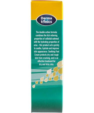 Dermatonics Soothing Foot Cream - Rapid Relief for Athlete's Foot, Dermatitis & Dry Skin - With Calming Colloidal Oatmeal - Diabetic & Vegan Friendly - 70ml (Pack of 1) - Buy Online on GoSupps.com