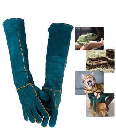 PeSandy Animal Handling Gloves Bite Proof, 60CM Durable Bite Resistant Gloves for Bathing,Grooming,Welding, Handling Dog/Cat/Bird/Snake/Parrot/Lizard/Reptile- Scratch/Bite Resistant Protection Gloves