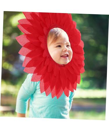 SAFIGLE decor hats silk cloth funny sunflower headpiece sunflower headband sunflower head hoop party Red 42X16X1CM - Buy Online on GoSupps.com