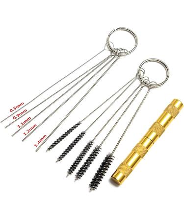Uouteo Airbrush Nozzle & Needle Replacement Set with Cleaning Repair Tool - 0.2mm, 0.3mm, 0.5mm - 11 in 1 Kit - Buy Online on GoSupps.com