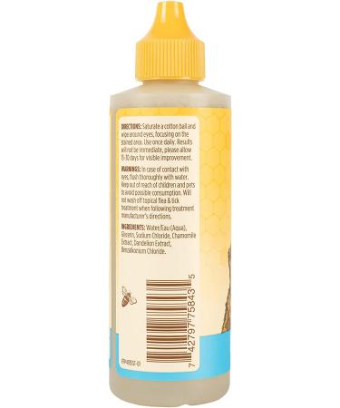 Burt's Bees Tear-Stain Remover for Dogs with Chamomile - 4 fl oz | Gentle Pet Care - Buy Online on GoSupps.com