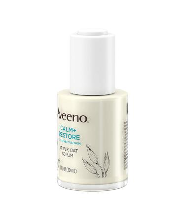 Aveeno Calm + Restore Triple Oat Serum for Sensitive Skin - 1 fl oz (30 ml) - Buy Online on GoSupps.com