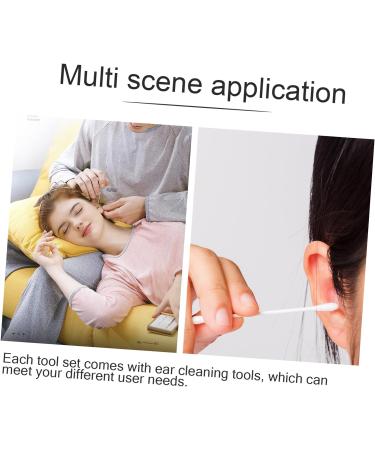 Stainless Steel Ear Wax Removal Kit - Ear Cleaner Set with Spiral Cleaner and Ear Spoon - Buy Online on GoSupps.com