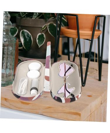 Kombiuda Double Purpose Glasses Case - Contact Lens Container & Travel Organizer - Hard Shell Portable Design - Ideal for Schnapps & Eyewear - Buy Online on GoSupps.com