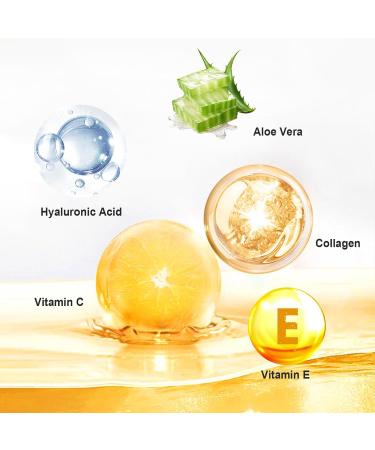 Vitamin C Face Serum with Collagen & Hyaluronic Acid | Dark Spot Remover & Anti-Aging Elixir | 1 Fl Oz - Buy Online on GoSupps.com