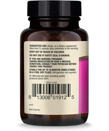 Dr. Mercola Complete Probiotics for Women - 70 Billion CFU, 30 Capsules | Gut Health & Wellness - Buy Online on GoSupps.com