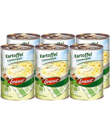 n.v. Erasco Cream Soup with Smoked Bacon Finely Creamy 390 ml (Pack of 6)