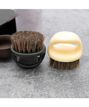 Professional Men's Beard Care Brush Bristles With Ergonomic Handle Comforable Mustache Grooming Tool Black Handle Black H - Buy Online on GoSupps.com