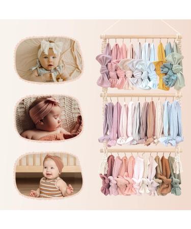 MOFASVIGI Macrame Headband Holder for Baby Girls - Boho Wall Decor & Organizer - Buy Online on GoSupps.com