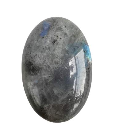 Manekieko Natural Moonstone Worry Stones Oval Palm Pocket Healing Crystal Massage Spa Energy Stone