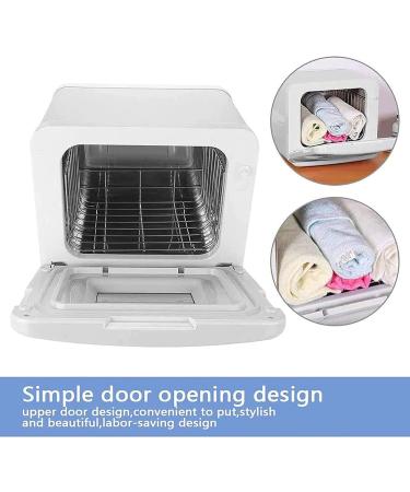 HDGRNCC UV Towel Heating Cabinet - 2-in-1 Towel Warmer & UV Light Sanitizer for Spa Salon & Home Use - Stainless Steel | Best Beauty Tool - Buy Online on GoSupps.com